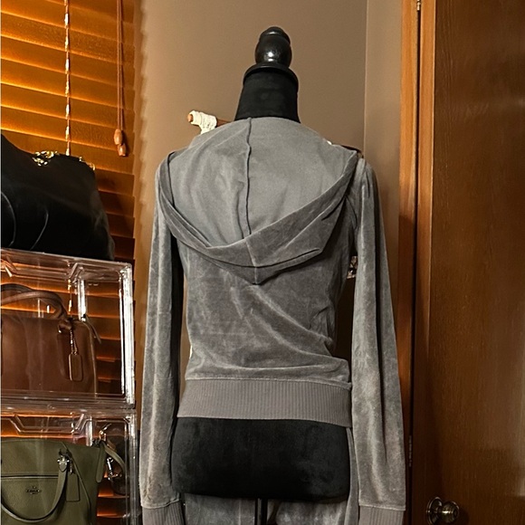 Plush & Lush Grey Sparkly Leisure Set - Picture 7 of 10